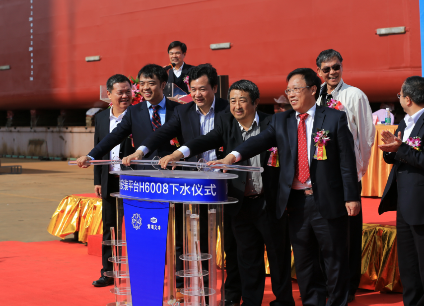 “精銦1號”(KOE-01)自升式海上風(fēng)電安裝平臺成功下水